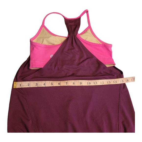 Lululemon No Limits Tank Pink Purple Lululemon Bra and Tank Combo Size 8 - Picture 12 of 14